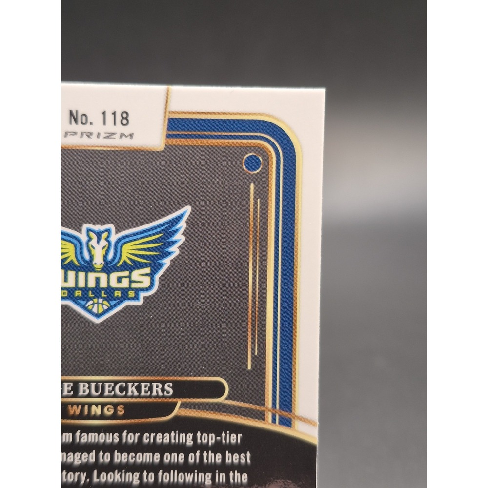 2025 Select WNBA Paige Buckers #118 Rookie Silver Prizm Premier Level (RC) Wings - Picture 8 of 10